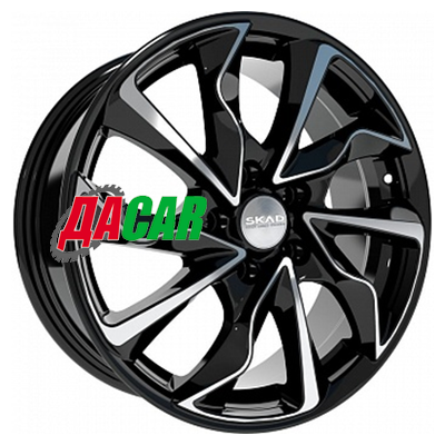 Скад Marseille 7x17/5x114,3 ET39 D60,1 Алмаз (АРС 014 black)