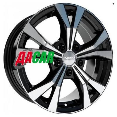 Скад Нагано 6,5x16/5x100 ET43 D57,1 Алмаз (АРС 014 black)