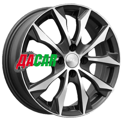СКАД Нагоя (КЛ312) 6x16/4x100 ET41 D60,1 Алмаз бархат новый