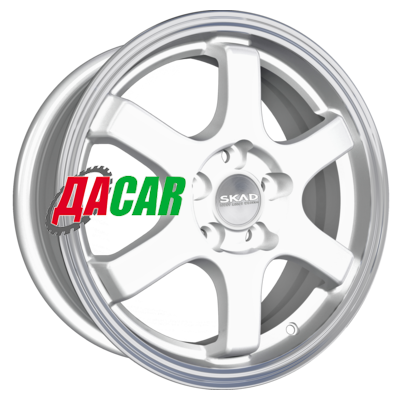 Скад Киото 6x15/4x98 ET38 D58,6 Алмаз белый (АРС 014 black)