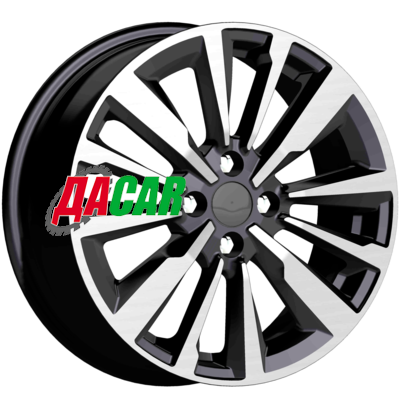 K&K Эрман (КС997) 6,5x16/4x100 ET50 D60,1 Алмаз черный