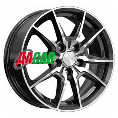 K&K Адамар-оригинал (КС886) 6,5x16/5x100 ET48 D56,1 Алмаз черный
