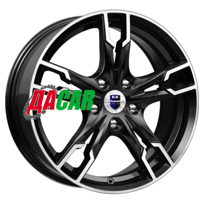 K&K Солар (КС875) 7x17/5x112 ET45 D66,6 Алмаз черный