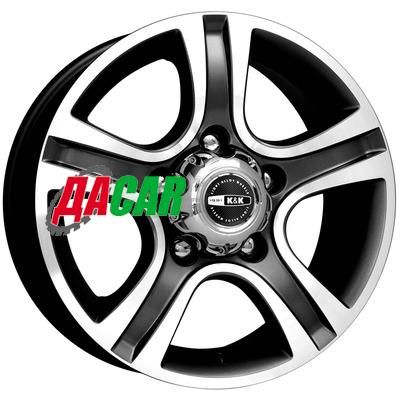 K&K Талисман-Мега (КС592) 7x16/5x139,7 ET35 D110,1 Алмаз черный