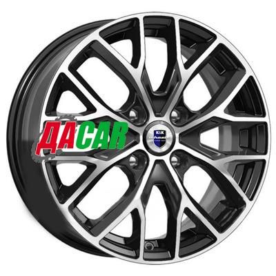 K&K Лилиом (КС891) 6x16/4x100 ET40 D67,1 Алмаз черный