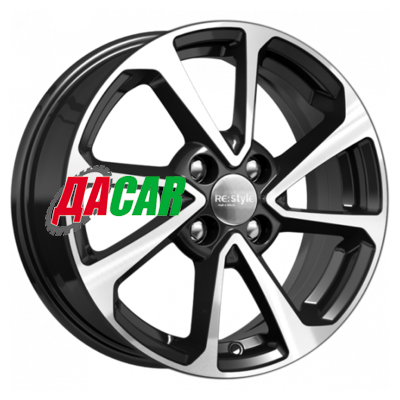 K&K КС861 6x15/4x100 ET50 D60,1 Алмаз черный