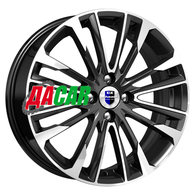 K&K Сильверстоун (КС770) 6,5x17/4x100 ET35 D67,1 Алмаз черный