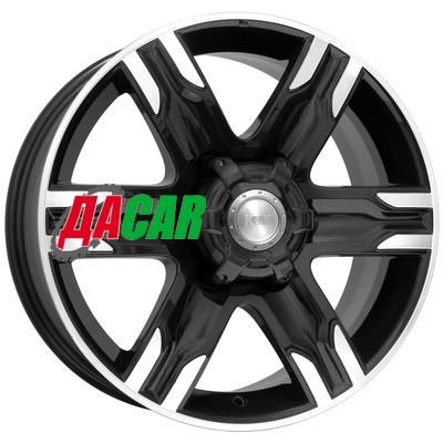 K&K Риальто (КС629) 8x17/6x139,7 ET46 D67,1 Алмаз черный