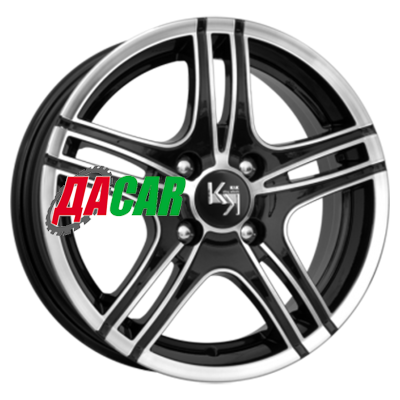K&K Омаха (КС637) 6,5x15/5x105 ET35 D56,6 Алмаз черный