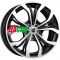 K&K Аламида (КС701) 6x15/5x114,3 ET39 D67,1 Алмаз черный