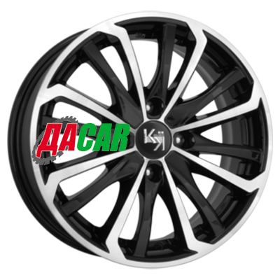 K&K Рим-оригинал (КС622) 6x15/4x100 ET40 D60,1 Алмаз черный