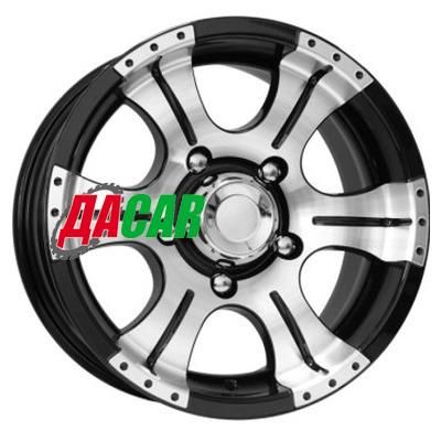 K&K Байконур Джип-рейд (КС465) 8x16/5x139,7 ET-15 D110,1 Алмаз черный