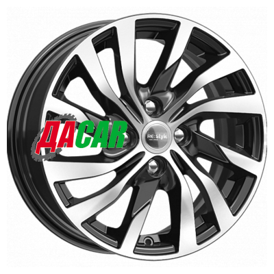 K&K КС882 6x15/4x100 ET37 D60,1 Алмаз черный
