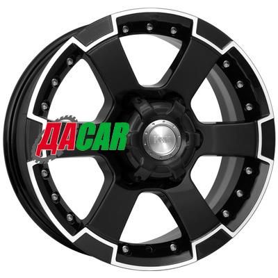 K&K M56 (КС593) 7x16/6x139,7 ET38 D100,1 Алмаз черный