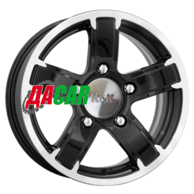 K&K Ангара (КС462) 6,5x15/5x139,7 ET40 D95,3 Алмаз черный