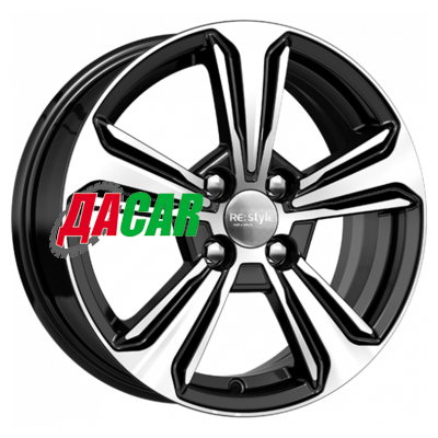 K&K КС777 6x15/4x100 ET46 D54,1 Алмаз черный
