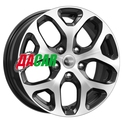 K&K КС869 6,5x16/4x100 ET43 D60,1 Алмаз черный