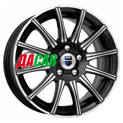 K&K Сиеста (КС474) 6x15/4x114,3 ET40 D66,1 Алмаз черный