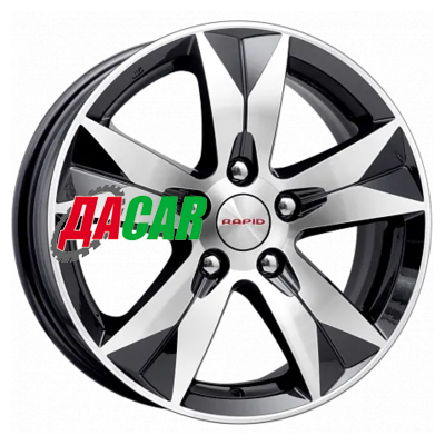 K&K Crossline-оригинал (КС713) 6,5x16/5x114,3 ET47 D66,1 Алмаз черный