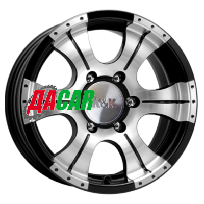 K&K Байконур (КС465) 8x16/5x139,7 ET20 D110,1 Алмаз черный