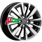 K&K Эрман (КС997) 6,5x16/4x100 ET50 D60,1 Алмаз черный
