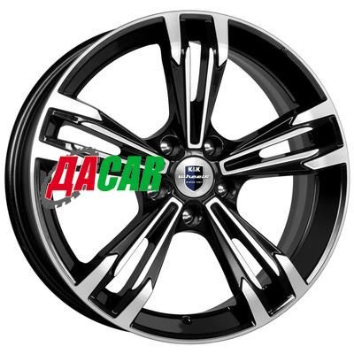 K&K Каррера (КС655) 7x18/5x114,3 ET40 D66,1 Алмаз черный