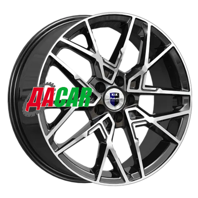 K&K Вудроф (КС104) 7x18/5x115 ET43 D70,2 Алмаз черный