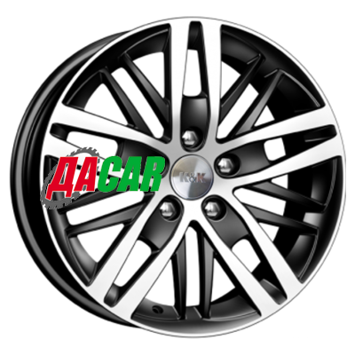 K&K Fencer (КС730) 7x16/5x105 ET38 D56,6 Алмаз черный