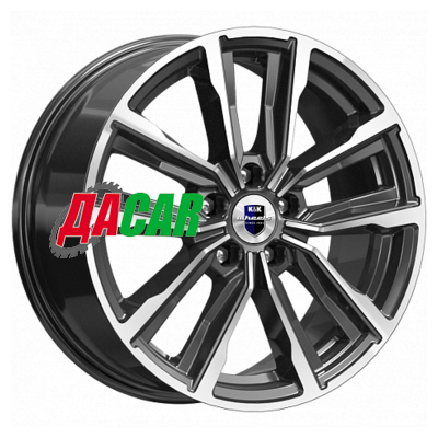 K&K Лацио (КС964) 7,5x17/5x108 ET45 D67,1 Алмаз черный