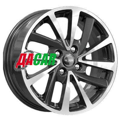 K&K КС899 6x15/4x100 ET37 D60,1 Алмаз черный