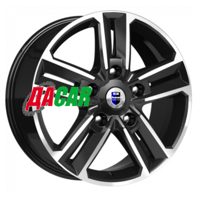 K&K Backfire (КС763) 8x18/5x120 ET45 D67,1 Алмаз черный