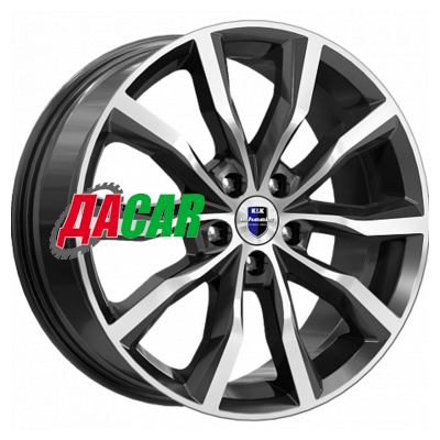 K&K Портер (КС906) 7,5x18/5x108 ET47 D60,1 Алмаз черный