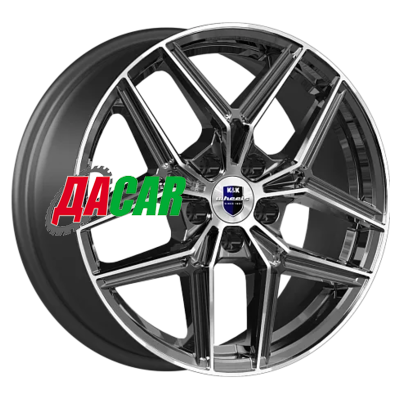 K&K Юнион (КС1025) 7x17/5x108 ET50 D63,35 Алмаз черный