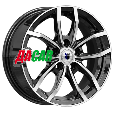 K&K Фрост (КС1048) 6,5x15/5x100 ET38 D57,1 Алмаз черный