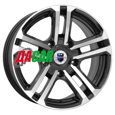 K&K Палладика (КС591М) 7x16/5x139,7 ET30 D98 Алмаз черный