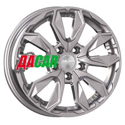 Скад Сочи 6x16/5x114,3 ET43 D67,1 Arctic grey