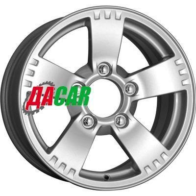 K&K Камелот (КС370) 7x16/5x139,7 ET40 D98 Сильвер КС370