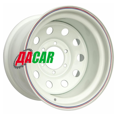 Off-Road Wheels УАЗ 8x16/5x139,7 ET0 D110 белый (треуг. мелкий)