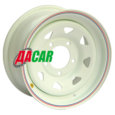 Off-Road Wheels ВАЗ Нива 7x15/5x139,7 ET25 D98,5 Белый (треуг. мелкий)