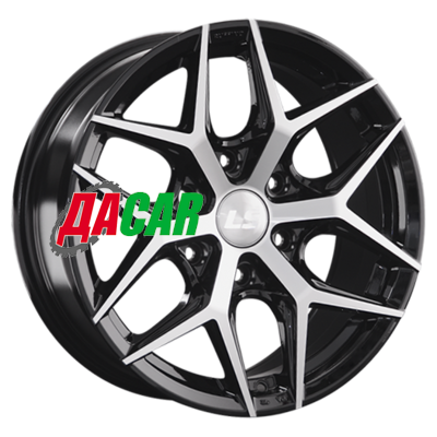 LS 1303 8x18/6x139,7 ET36 D100,1 BK (конус, Колпак+лого)