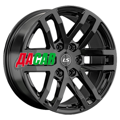 LS 1279 9x20/6x139,7 ET25 D100,1 BK (конус, Колпак+лого)
