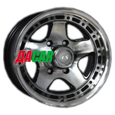 LS 870 8x15/6x139,7 ET-10 D106,1 BKF (Колпак+лого)