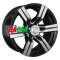 LS 767 8x17/6x139,7 ET10 D106,1 BKF (конус, Колпак+лого)