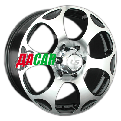 LS 310 8x18/6x139,7 ET36 D100,1 BKF (конус, Колпак+лого)