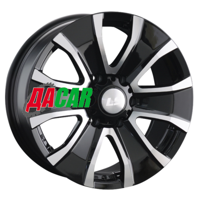 LS 953 8,5x20/6x139,7 ET36 D100,1 BKF (конус, Колпак+лого)