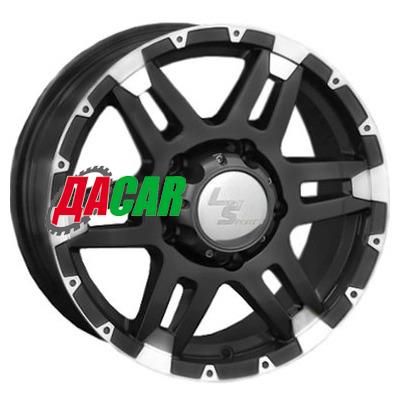 LS 212 7x16/6x139,7 ET38 D100,1 BKF (Колпак+лого)