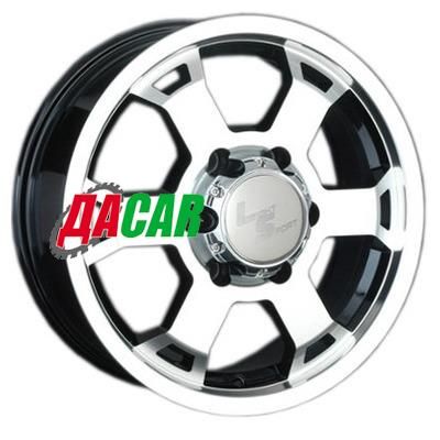 LS 326 7x16/6x139,7 ET38 D67,1 BKF (Колпак+лого)