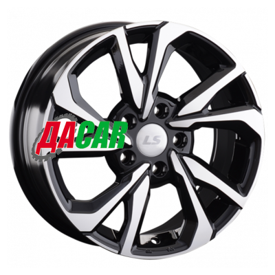 LS 920 7,5x17/5x114,3 ET45 D73,1 BKF (конус, Колпак+лого)