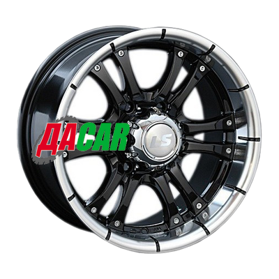 LS 161 8x16/6x139,7 ET10 D93,1 BKL (Колпак+лого)