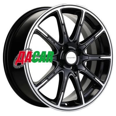 Khomen Wheels KHW1707 (Lada Granta) 6,5x17/4x98 ET38 D58,6 Black-FP